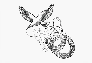 Snake and dove arm tattoo with bible verse Matthew 10:16 included tattoo idea