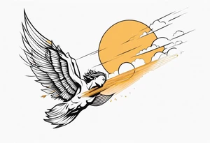 icarus falling tattoo idea