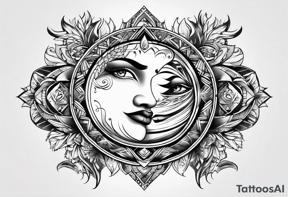 eclipse tattoo idea
