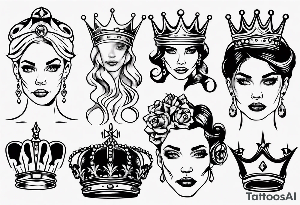 crown tattoo idea