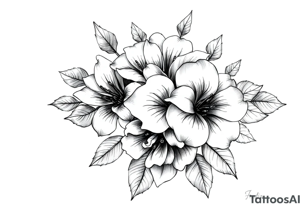 Desenho de flores e borboletas pra braço tattoo idea