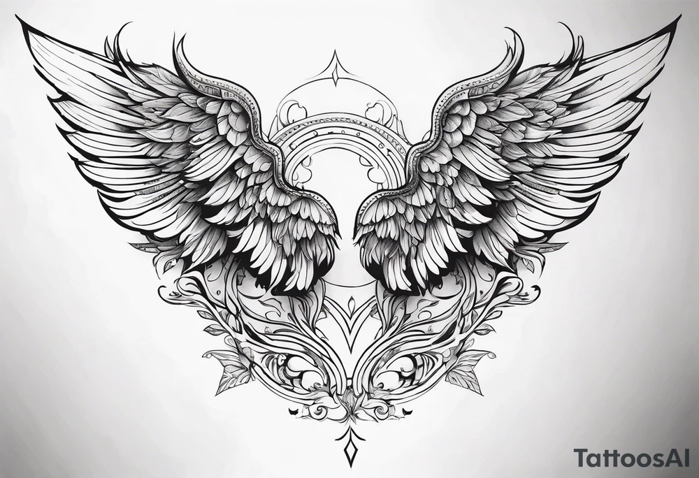 Wings tattoo idea