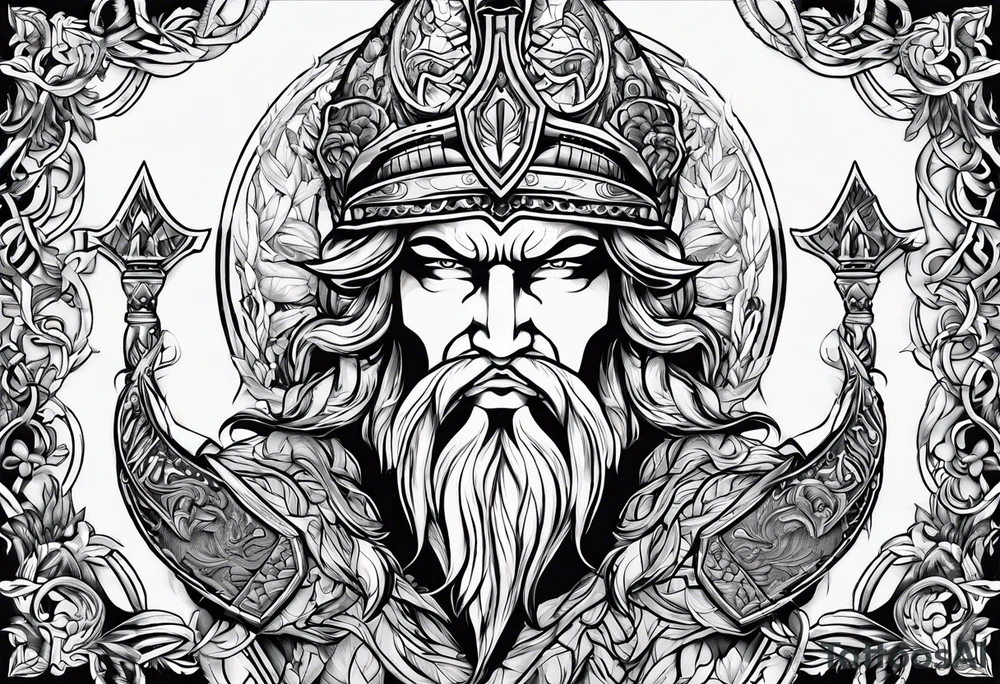 VICTORY OR VALHALLA tattoo idea