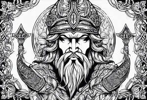 VICTORY OR VALHALLA tattoo idea