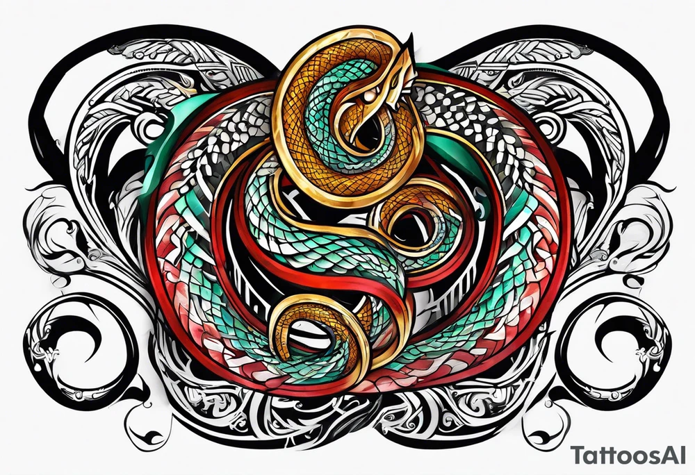 serpent tattoo idea