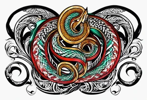 serpent tattoo idea