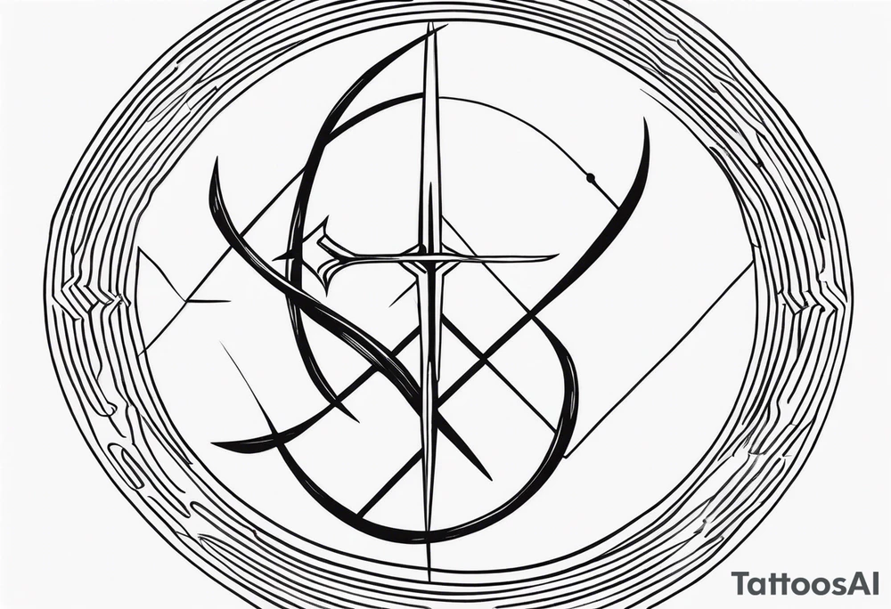 Flash Sagittarius tattoo idea