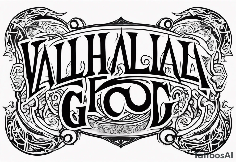 Valhalla fog gods tattoo idea