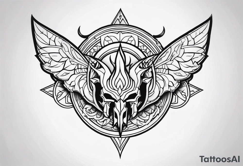 Hellfire brimstone tattoo idea