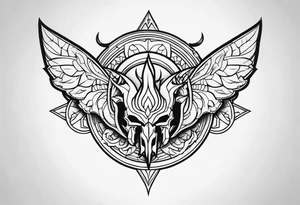 Hellfire brimstone tattoo idea