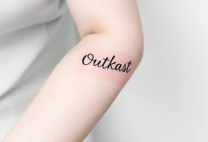 music group Outkast simple tattoos tattoo idea