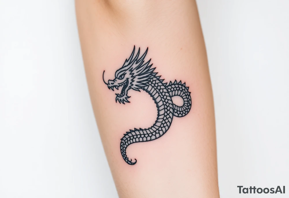 amaterasu dragon samurai tattoo idea