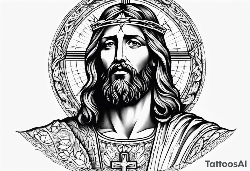 jesus tattoo idea