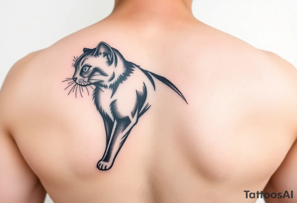 Black Cat tattoo idea