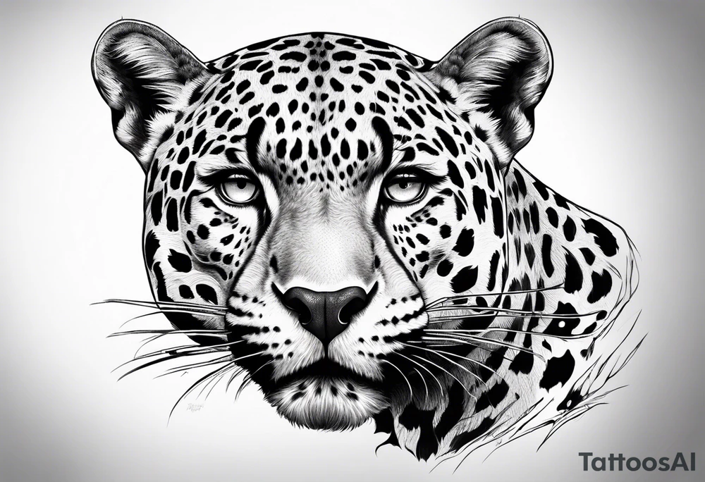 jaguar stalking tattoo idea