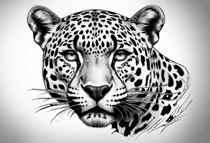jaguar stalking tattoo idea
