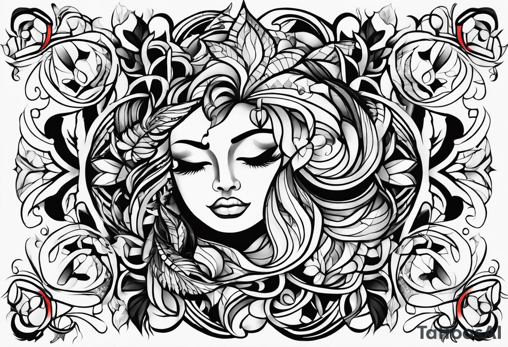 Black tattoo idea