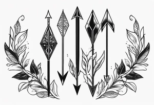 3 arrows tattoo idea
