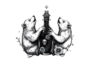 Loveless 
 death bringer bears poison bottle tattoo idea