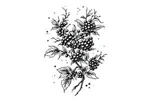 American traditional blackberry vine to wrap around an arm

I tattoo idea