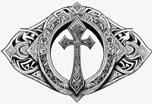 ankh, maori tattoo idea