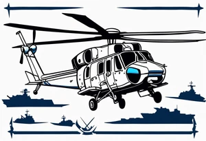 US NAVY helicopter tattoo idea