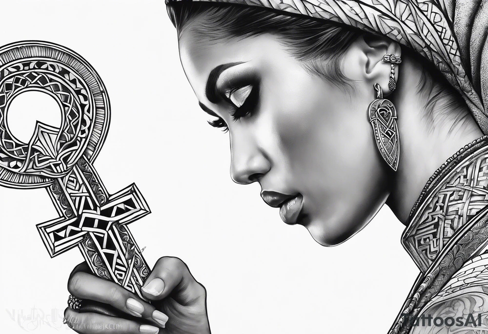 ankh, arm tattoo idea
