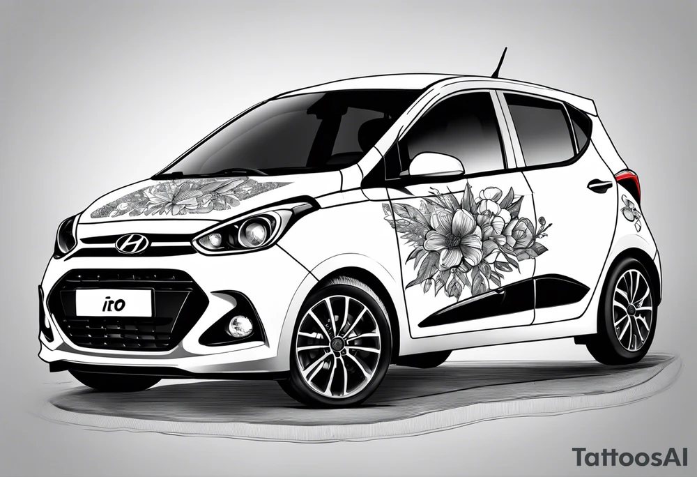 hyundai i10 tattoo idea