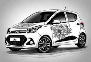 hyundai i10 tattoo idea