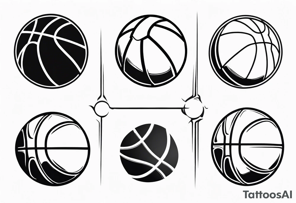 Basketball tattoo idea