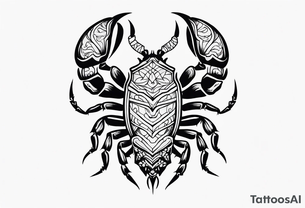scorpion tattoo idea
