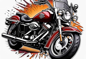 Harley Davidson tattoo idea
