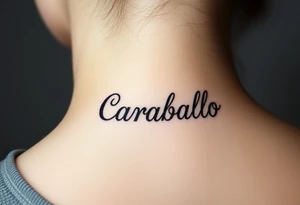 Caraballo tattoo idea