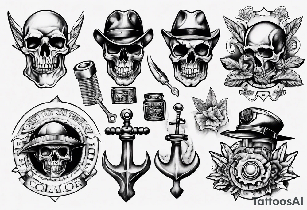 steal
blue collar tattoo idea