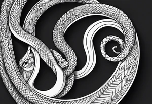 Snake tattoo idea