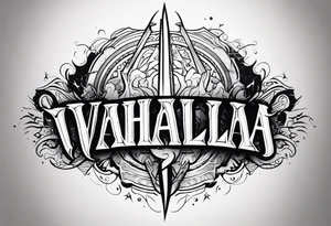 Valhalla lightning tattoo idea
