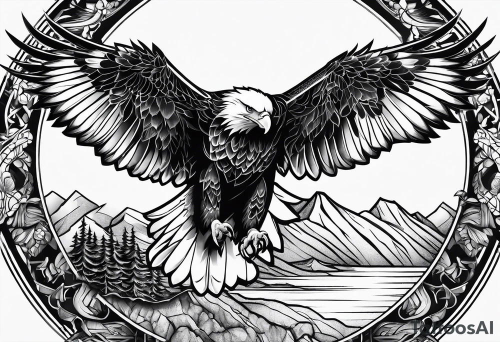 Eagle tattoo idea