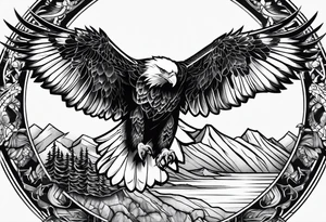 Eagle tattoo idea