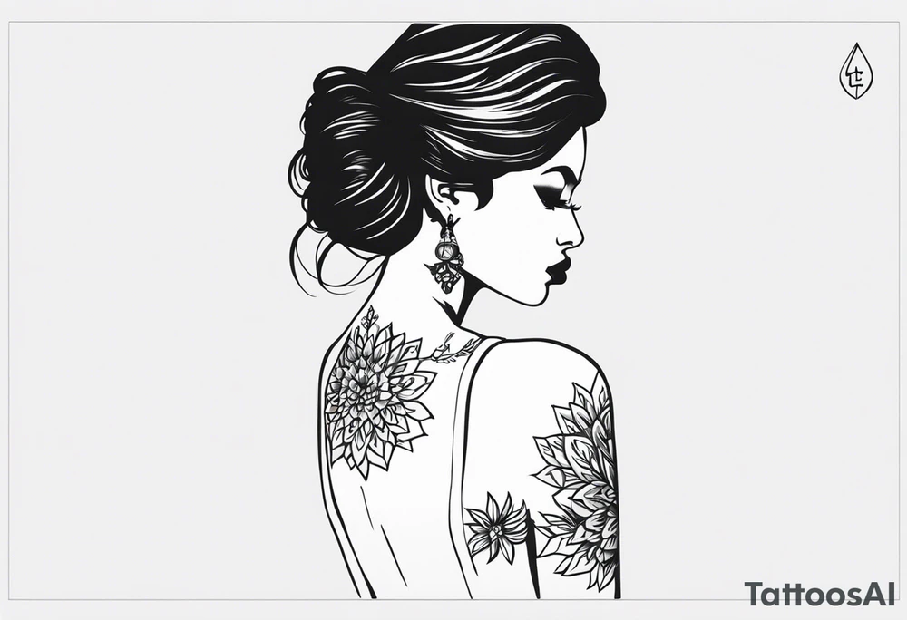 A tattoo with the phrase: Давай, мала, палай. It must contain the phrase tattoo idea