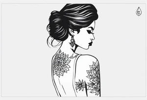 A tattoo with the phrase: Давай, мала, палай. It must contain the phrase tattoo idea