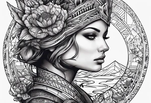 A war in the mind tattoo idea