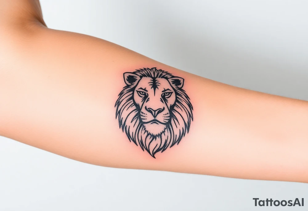 lion tattoo idea