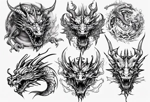 computer parts dragon tattoo idea