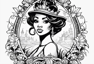 Princess and the frog tattoo idea