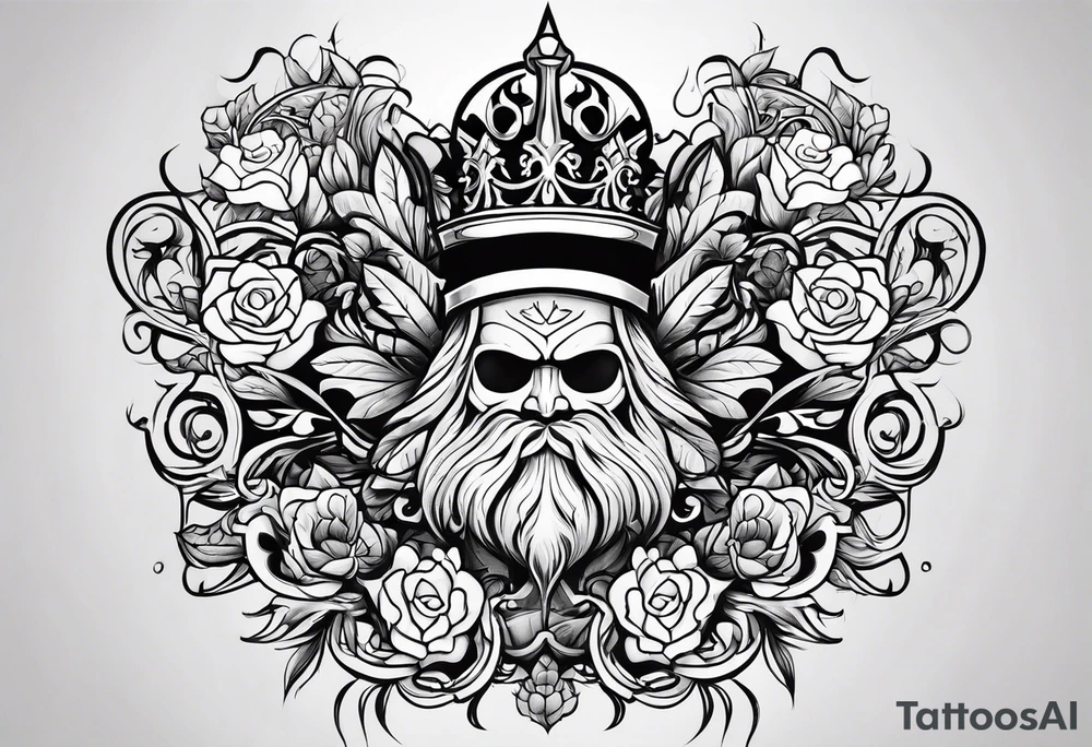 beheading tattoo idea