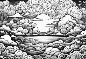 Clouds tattoo idea