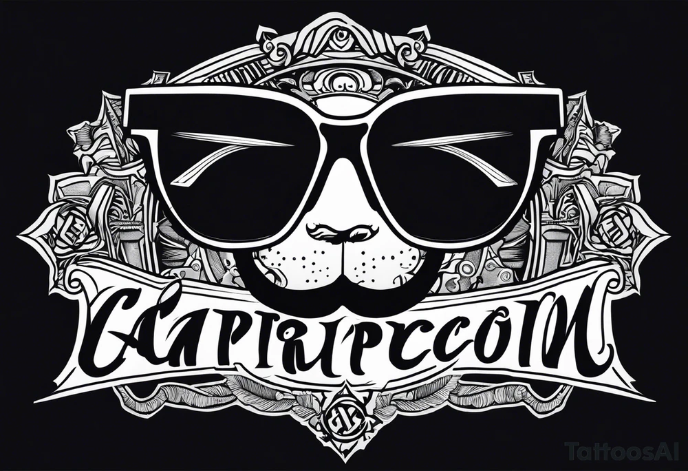 capricorn sunglasses Officer tattoo idea