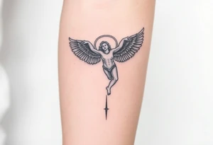 angel falling tattoo idea
