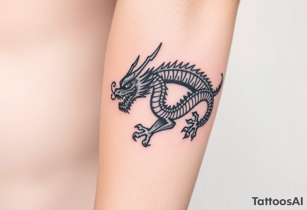 amaterasu dragon samurai tattoo idea