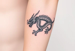 amaterasu dragon samurai tattoo idea